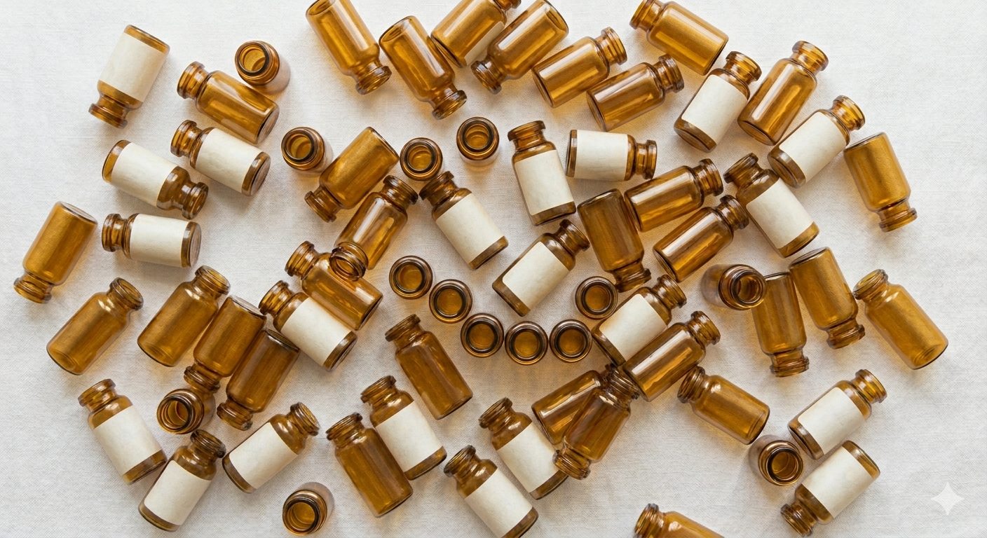 Peptide therapy vials prepared at All About Monroe in Demorest, Georgia